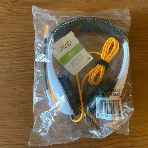 Avid Education AE-36 White Headset with Noise Cancelling Microphone.